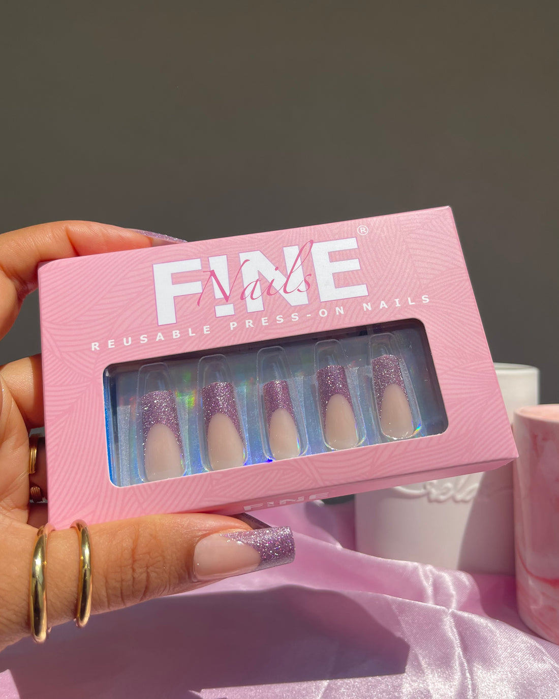 Pink French Star // Gel Capsules